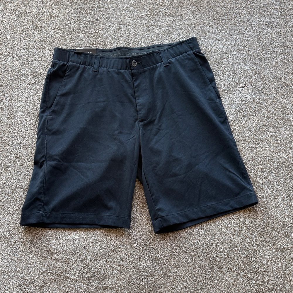 Under Armour Charcoal Elastic Waist Shorts